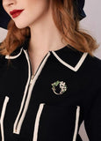 Gardenia Flower Brooch Coat Accessory - MAIXUN