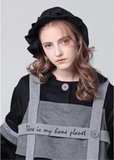 Original design handmade pleated lace black fisherman hat sun hat - MAIXUN