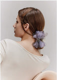 Original Sheer Floral Shark Clip for Back of Head Hair Grasp - MAIXUN
